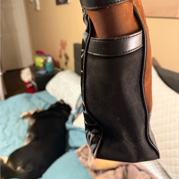 Coach Black and Brown Signature Patchwork Tote - Picture 5 of 13